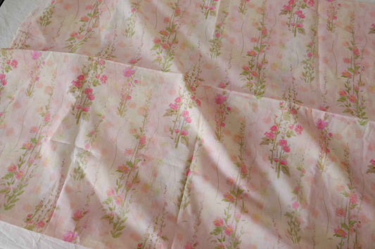 Pink Vine Cotton Lawn — 2.19 yd