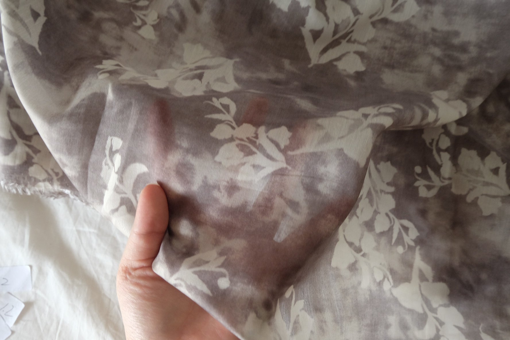 Smoky Botanical Tencel Nylon Fabric – 3.28 yd