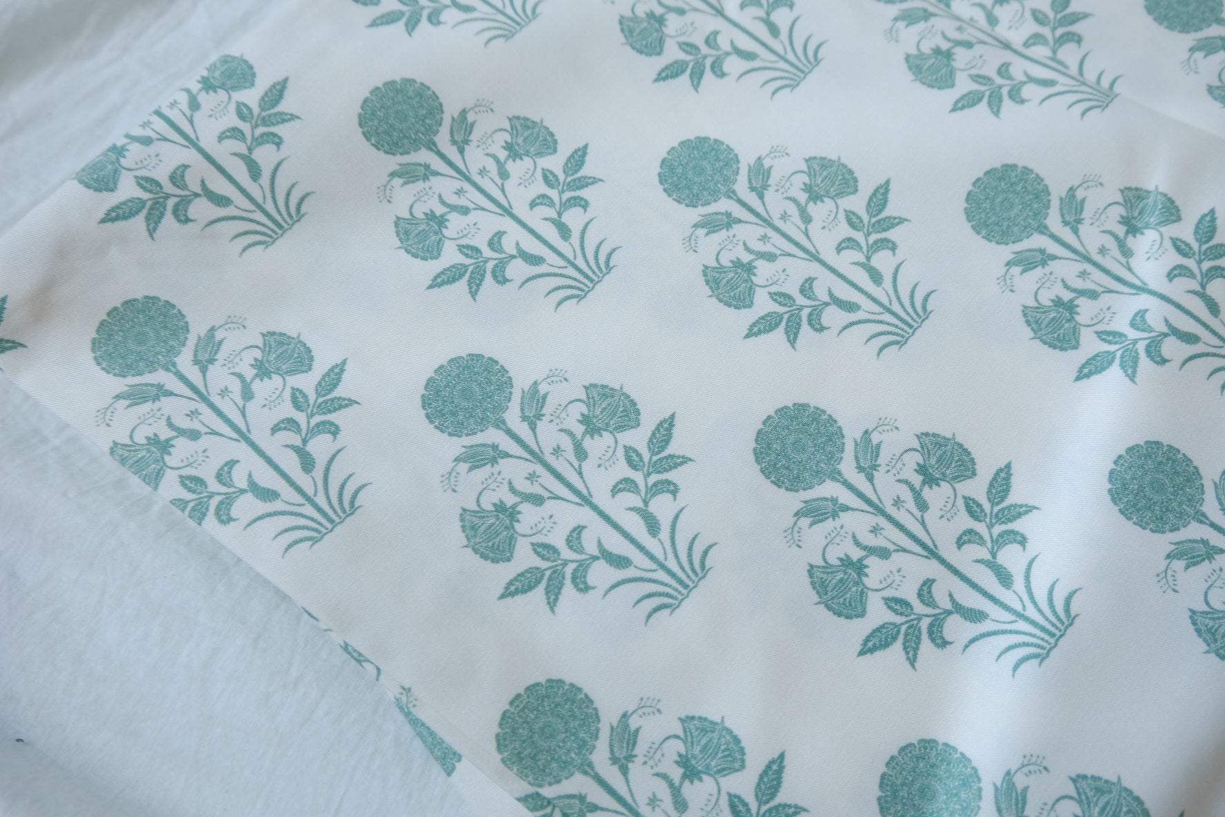 Pastel Floral Cotton Twill Fabric - 1.64 yd