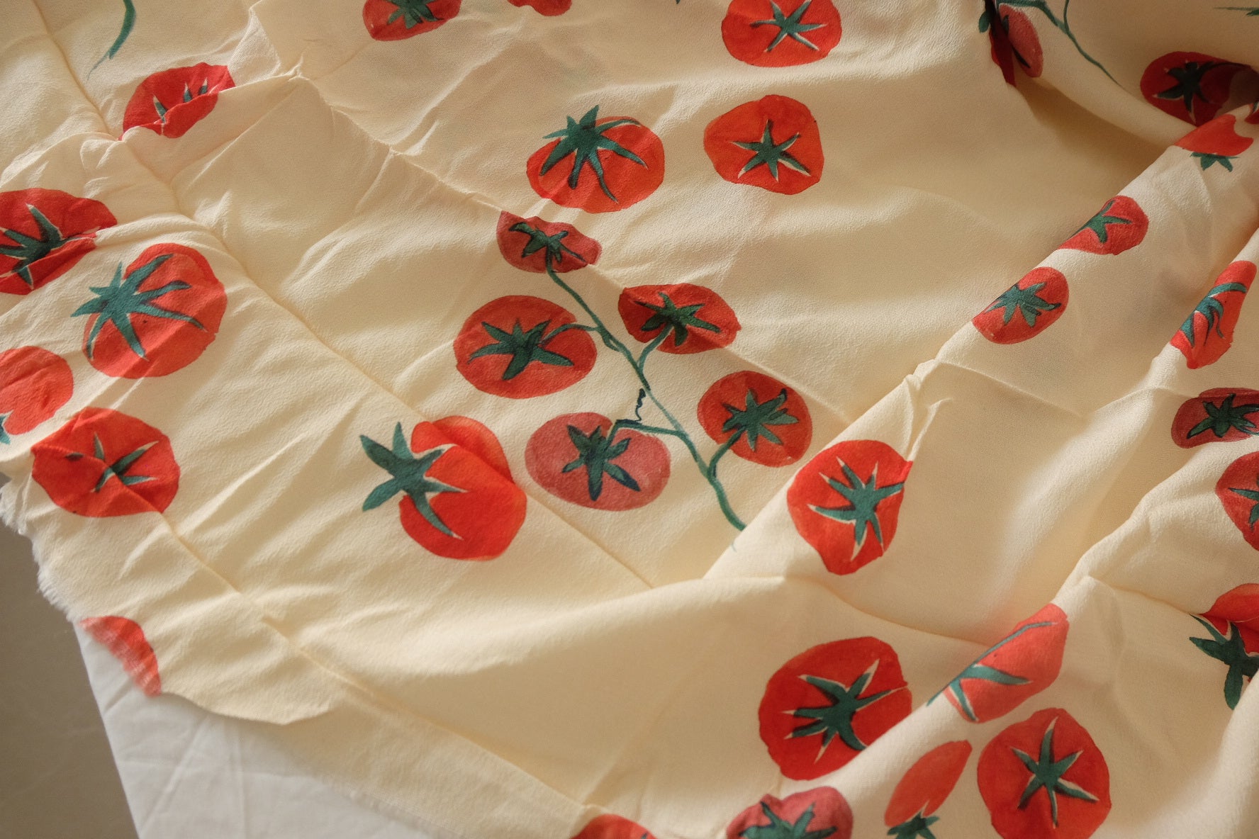 Tomato Vine Matte Rayon – Sold by the Yard