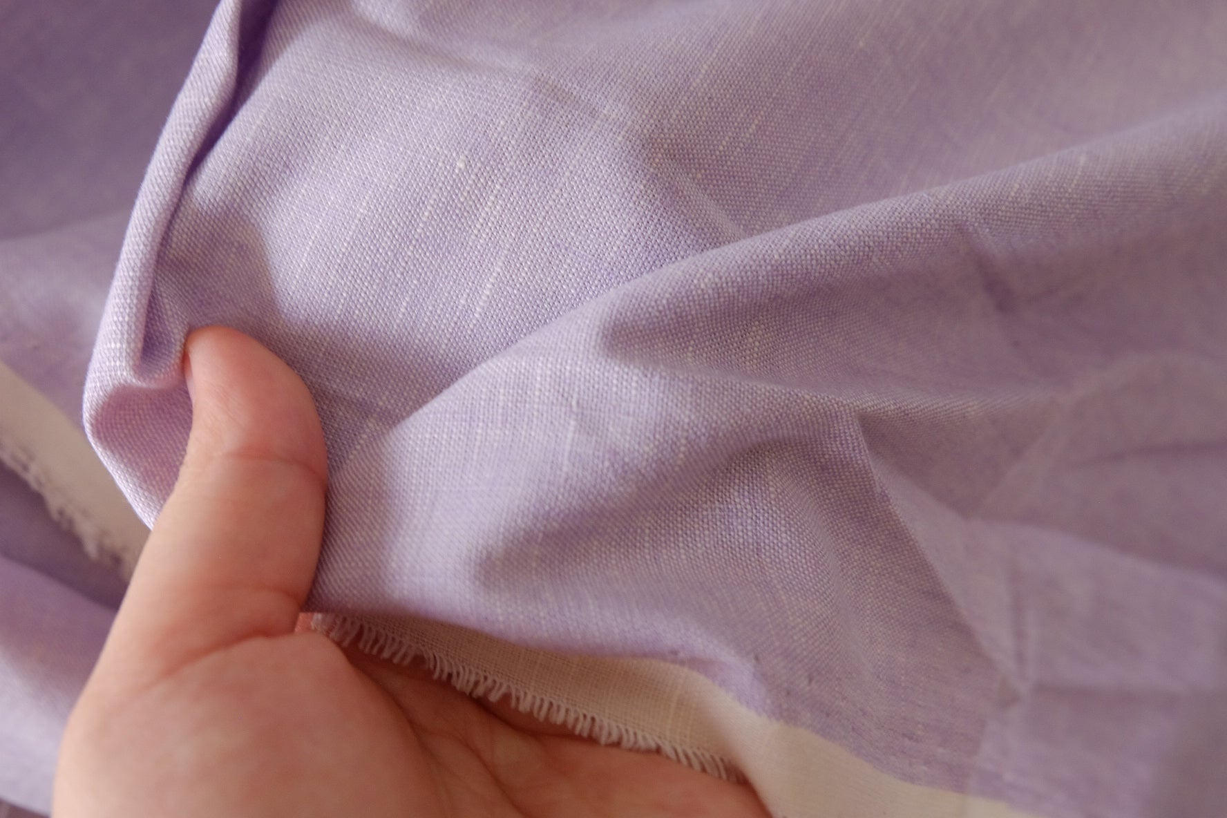Lavender Yarn-Dyed Linen Cotton – 1.6 yd