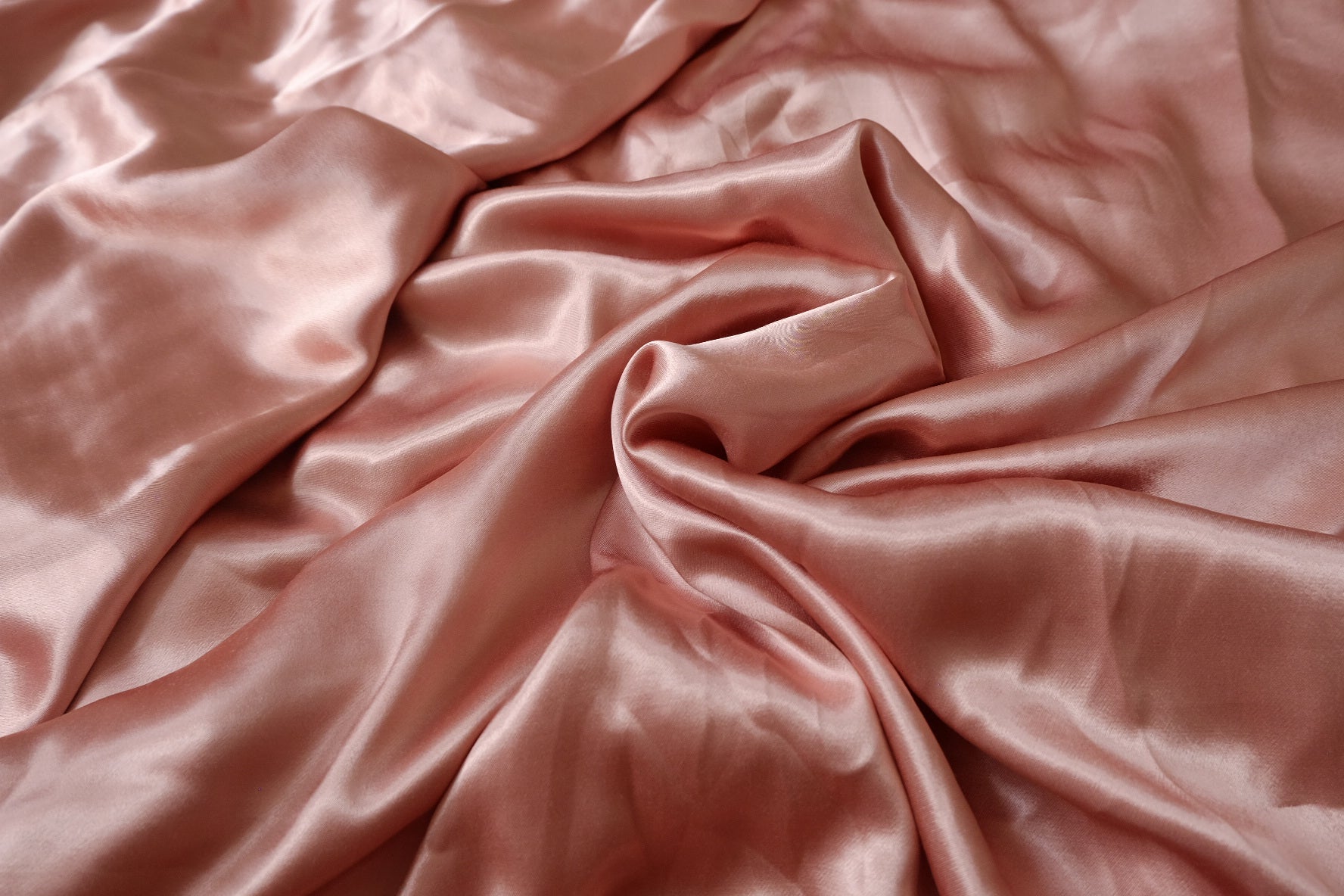 Lustrous Champagne Pink Party Fabric — 3.28 Yards