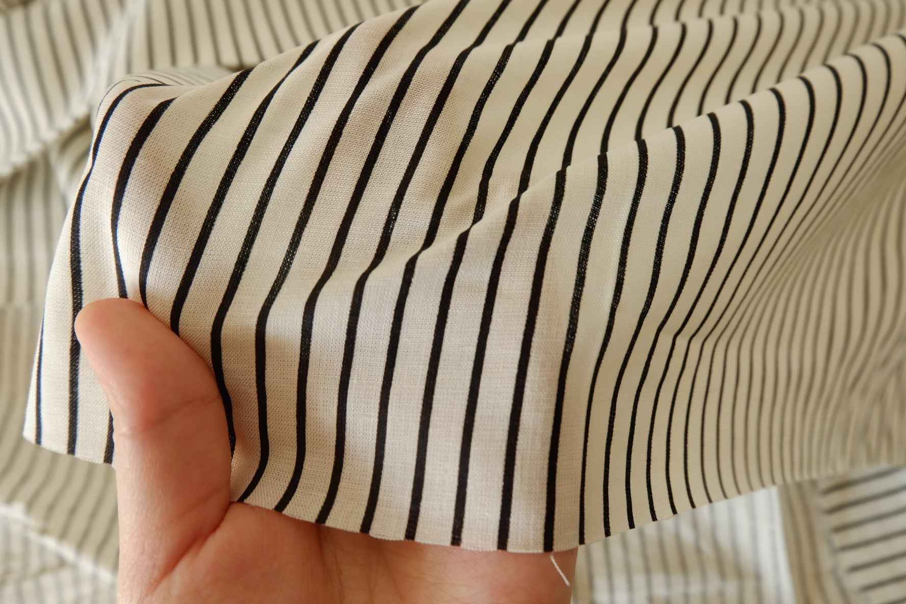 Japanese Pinstripe Pure Ramie – 2.19 yd