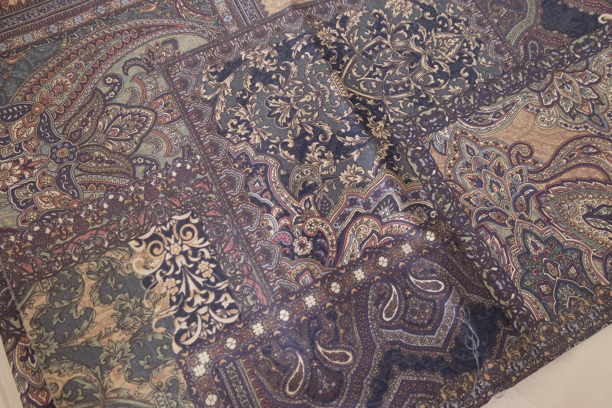 Antique Paisley High-Density Cotton Poplin – 1.6 Yards