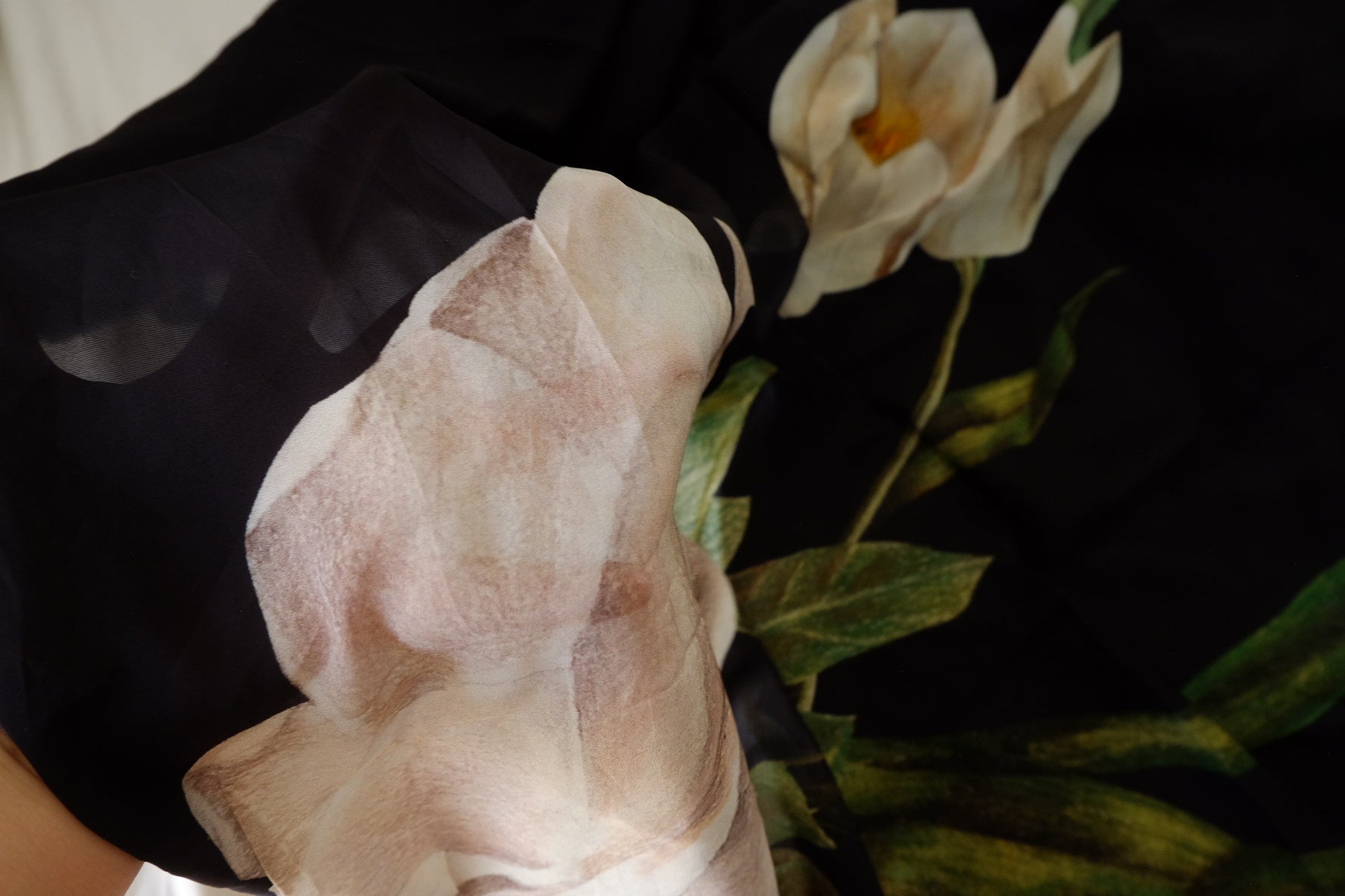 Black Magnolia Cupro – 3.3 yd