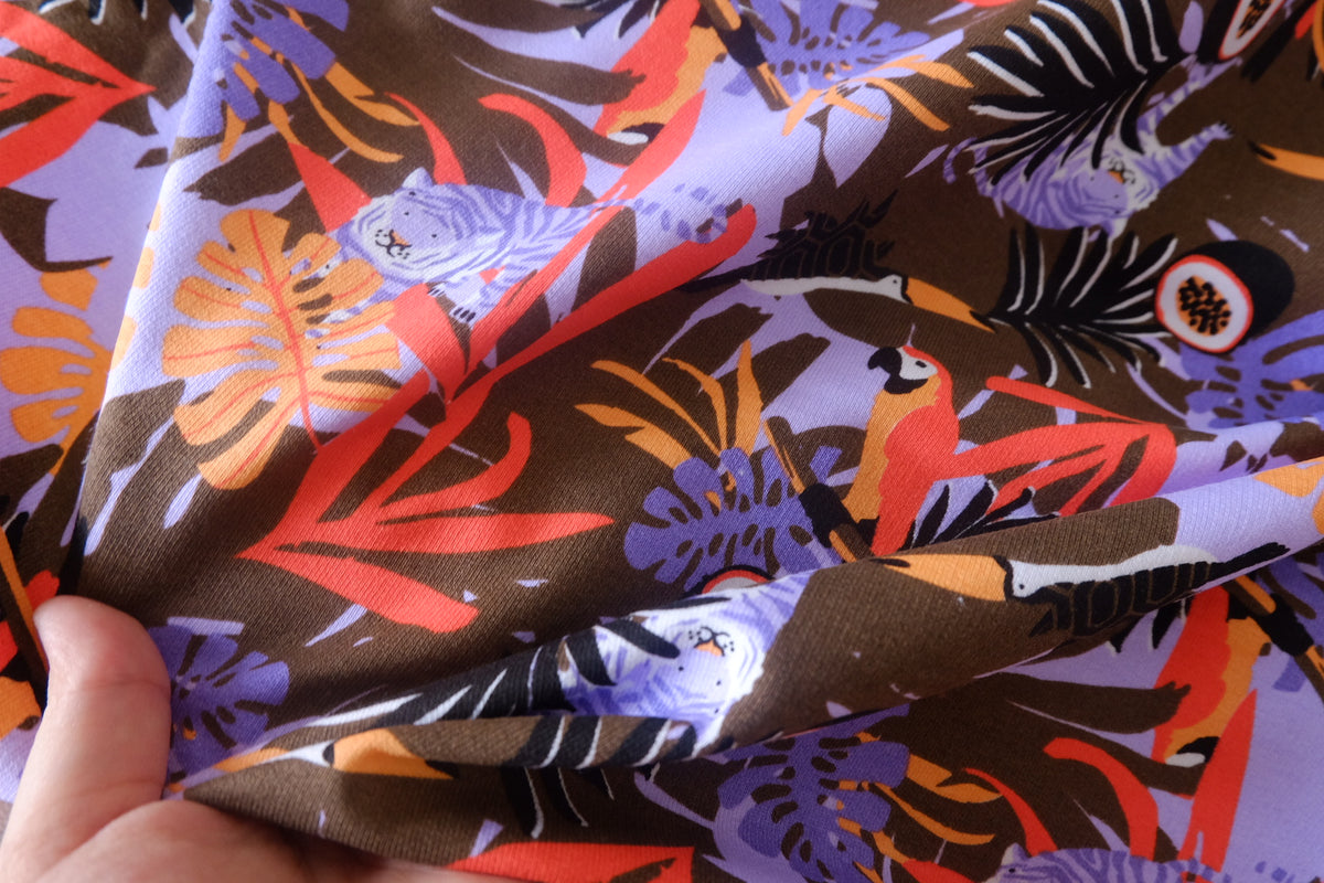 Tropical Chaos French Terry – 2.2 yd