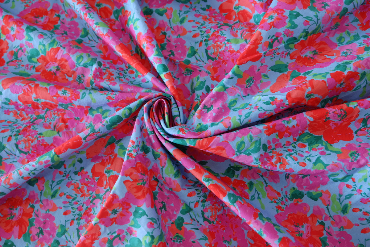 Vivid Garden High-Density Cotton Poplin – 2.1 yd