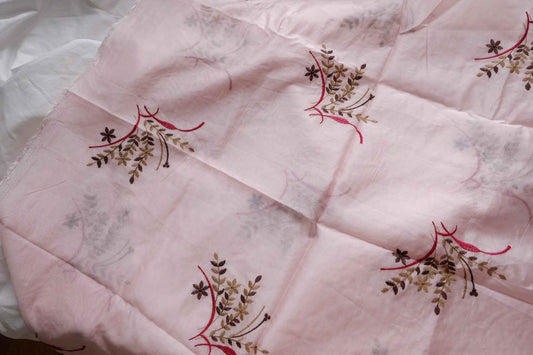 Blush Embroidered Tencel – 1.6 yd