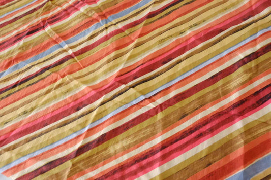 Wavy Stripe Tencel Cotton Fabric – 2.2 yd
