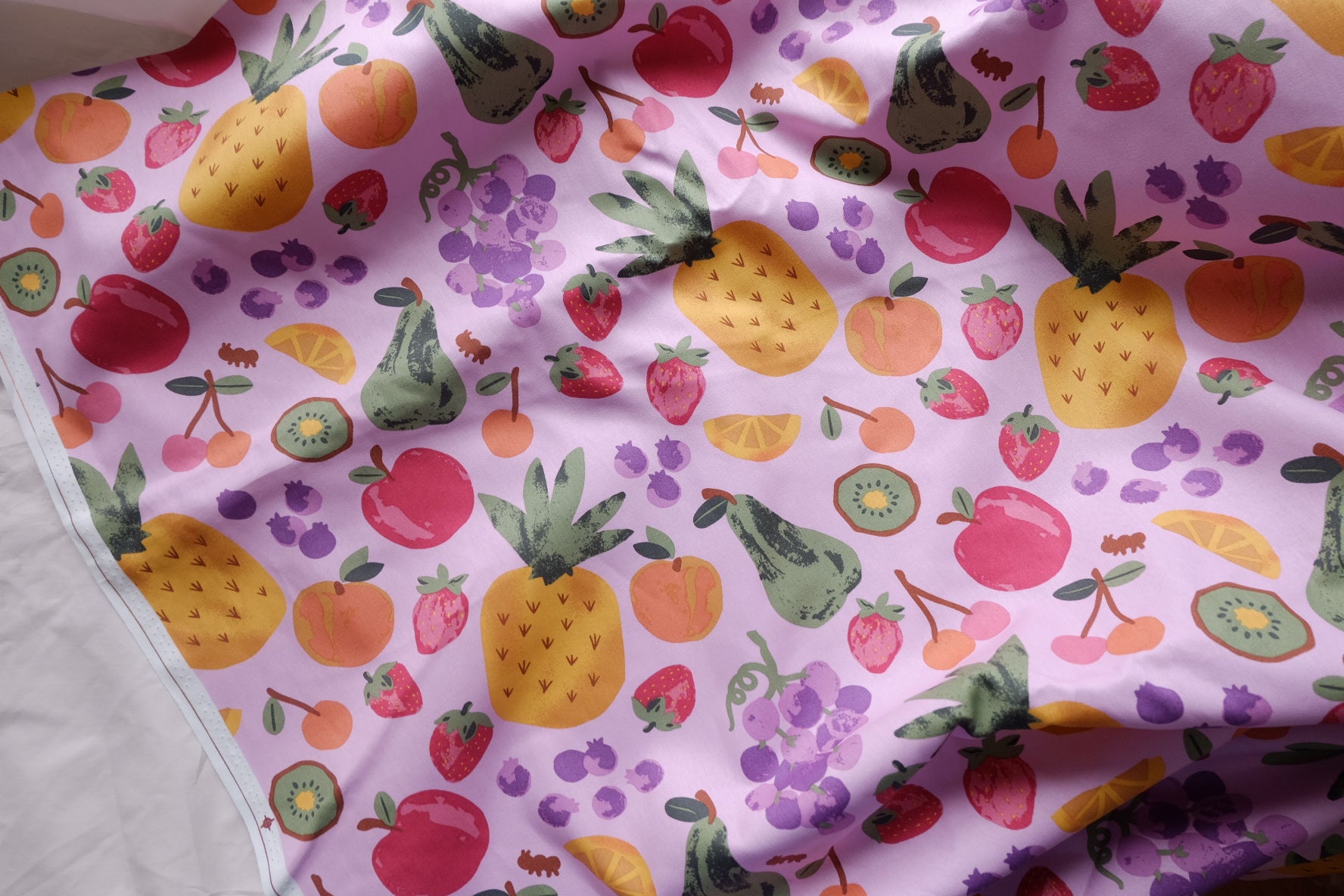 Playful Fruit Cotton Canvas – 2.2 yd