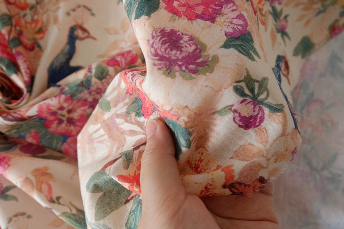 Peacock Garden Cotton – 2.7 yd