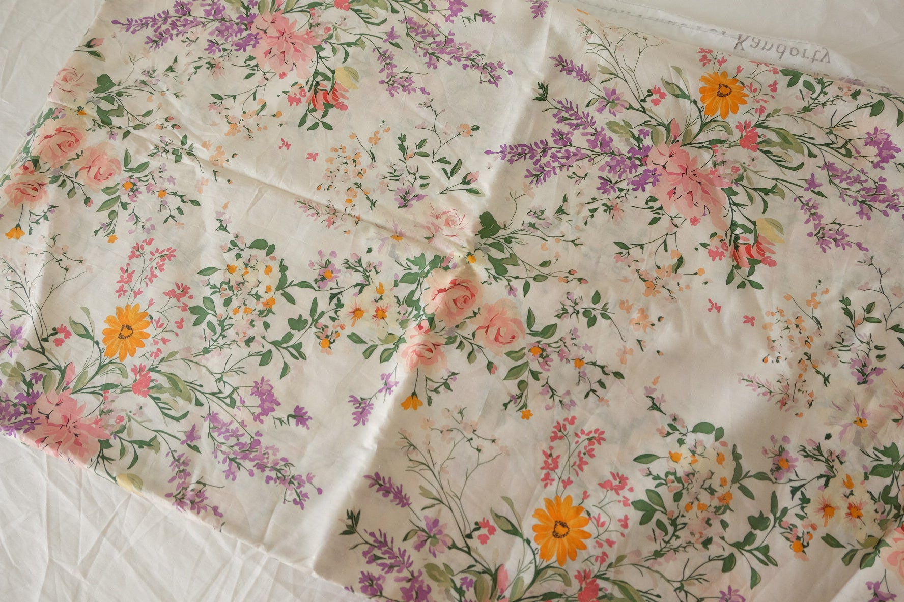 Soft Garden Floral Cotton Lawn — 2.41 yd