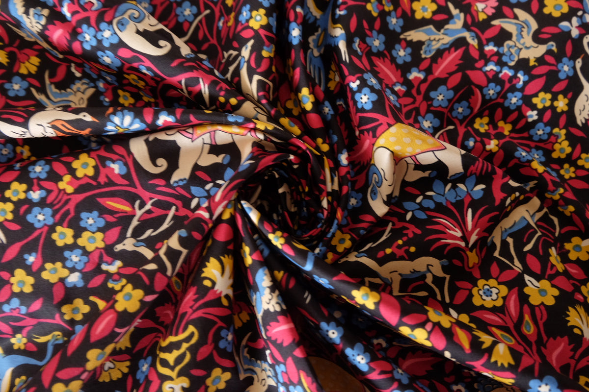 Midnight Menagerie – Fine Cotton Poplin – 2.2 yd