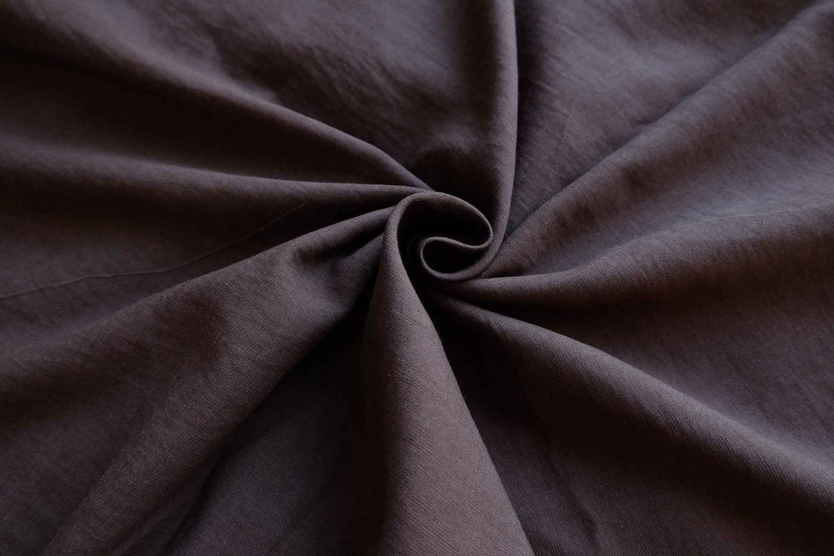 Cocoa Rose Cupro Cotton Linen Blend Fabric – 2.19 yd