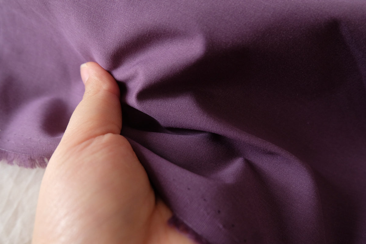 Dusty Violet Cotton Twill – 2.2 yd / 3.3 yd