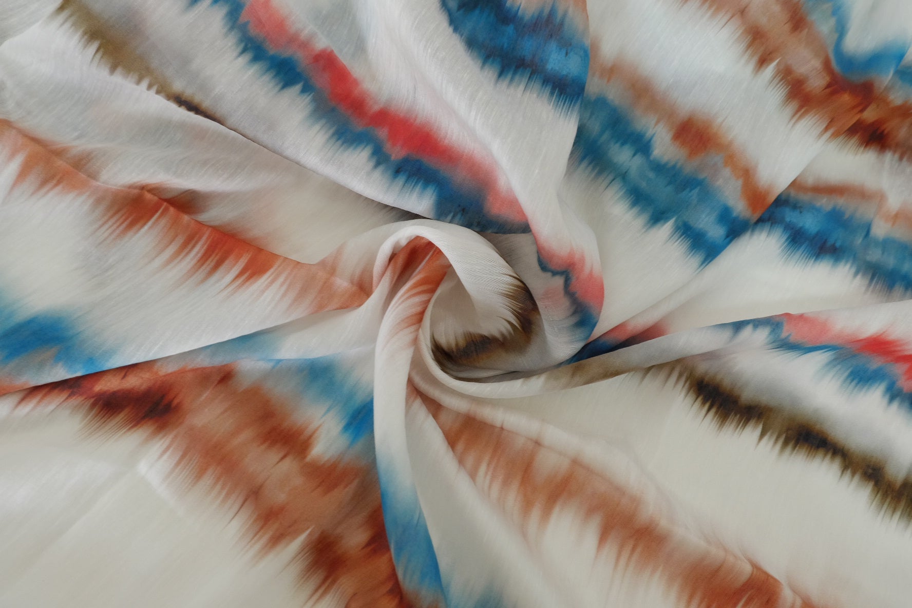 Abstract Stripe Tencel Linen Blend Fabric – 2.8 yd