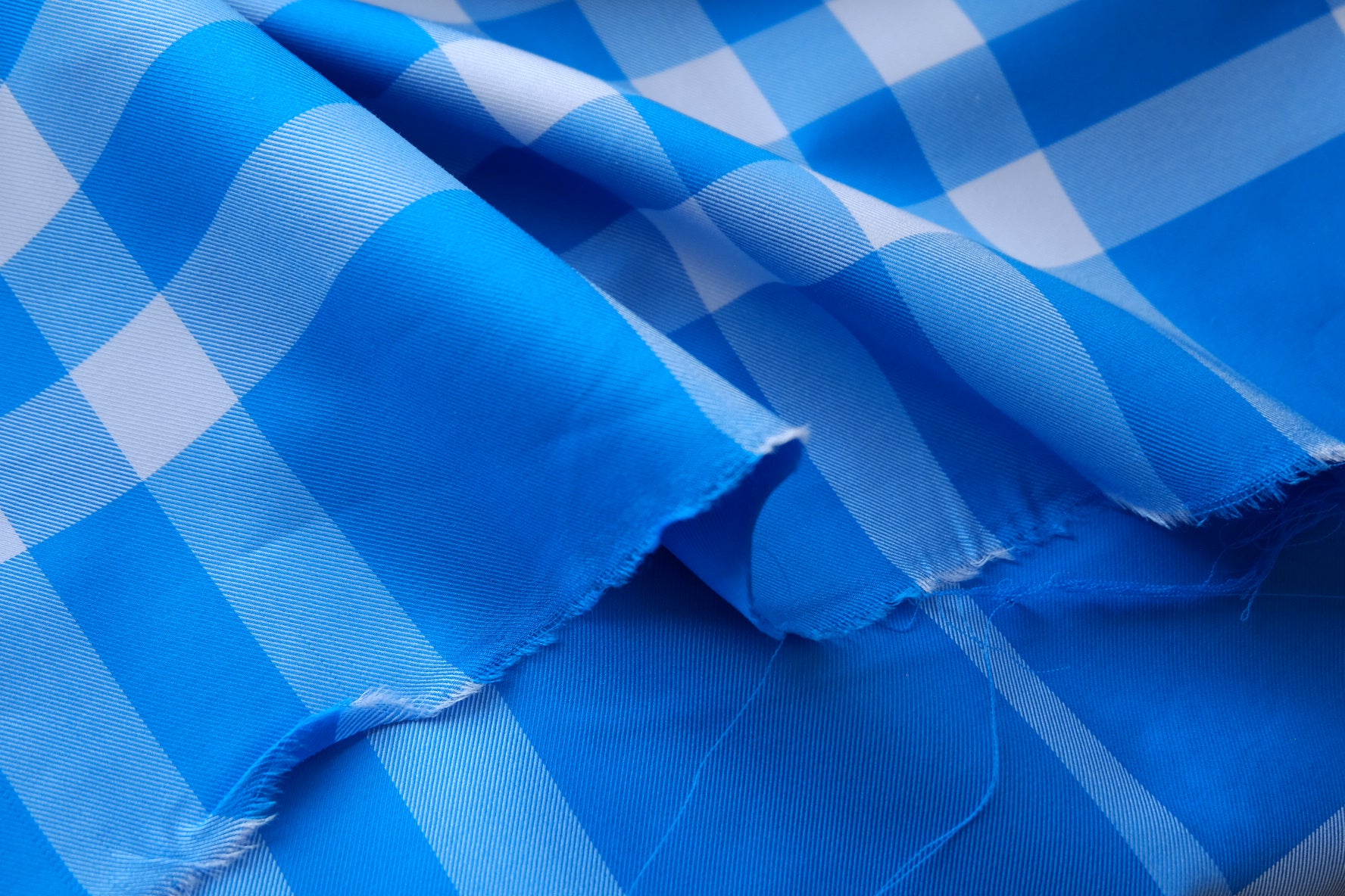 British Heritage Blue Check Cotton – 1.6 yd