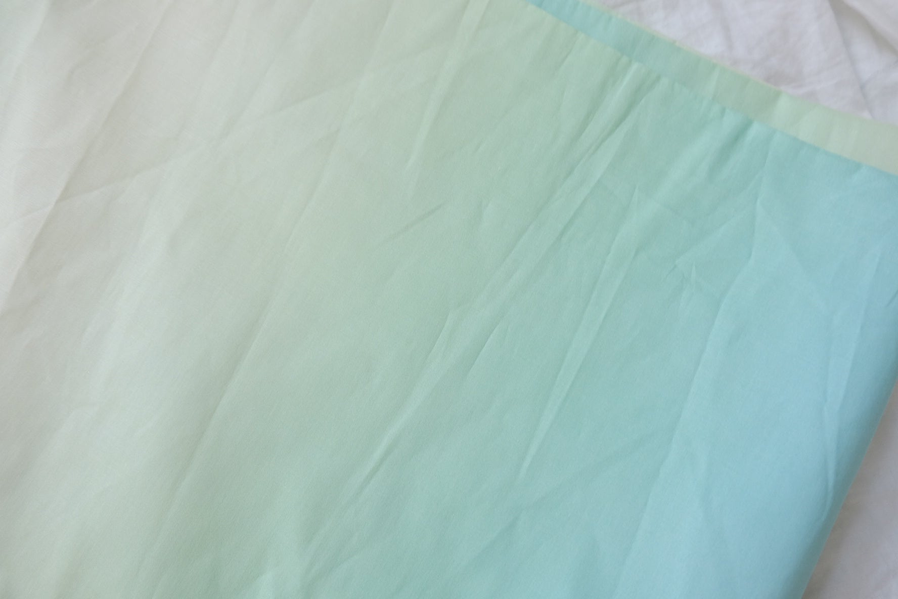 Aqua Gradient 60s Cotton Poplin Fabric - 1.64 yd