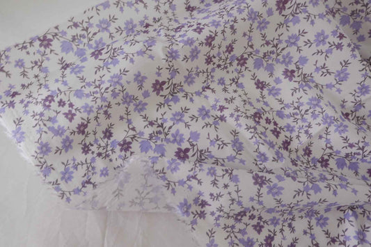 Lilac Ditsy Floral High Count Cotton Fabric – 2.2 yd