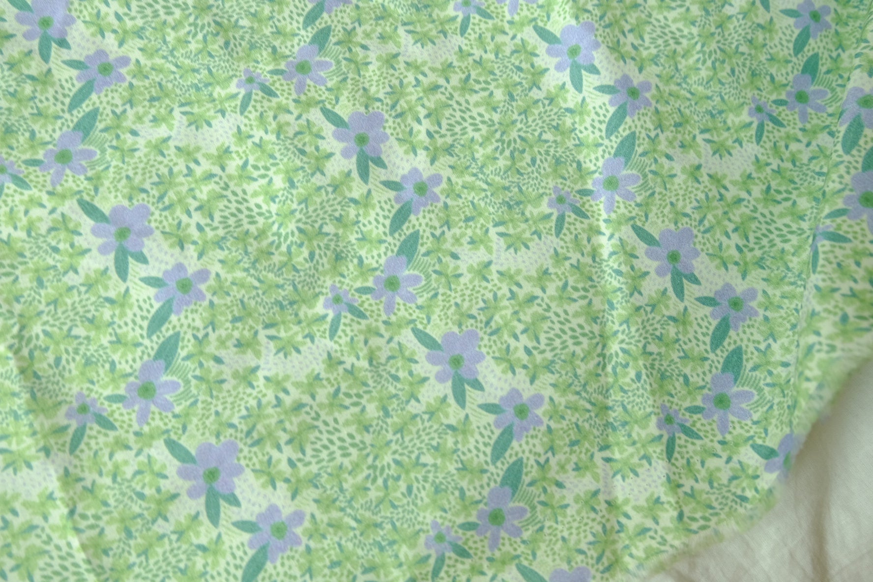 Pastel Meadow Floral Cotton Poplin, 1.84 Yards
