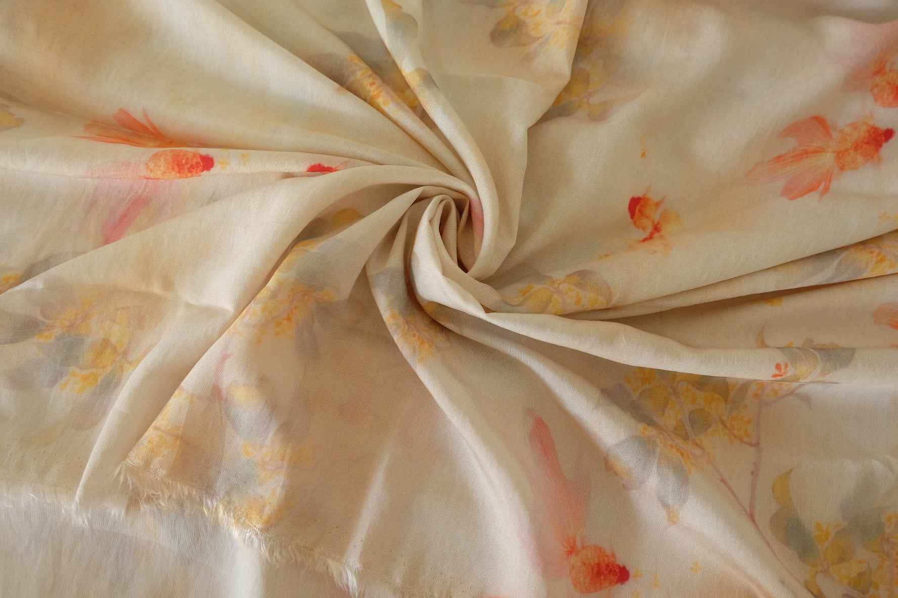 Soft Tencel Linen Floral Fabric – 3.3 yd