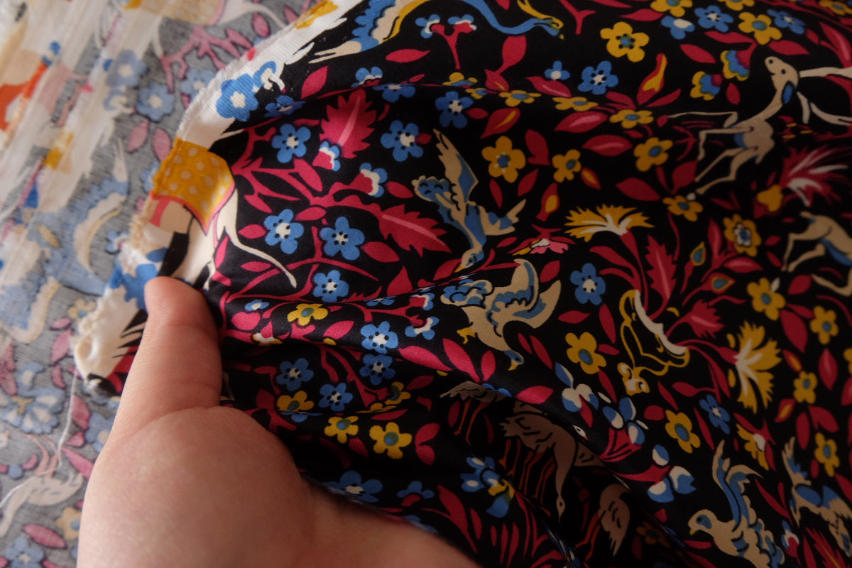 Midnight Menagerie – Fine Cotton Poplin – 2.2 yd