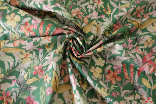 Tropical Floral 60s Cotton Poplin Fabric – 3.3 yd