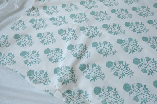 Pastel Floral Cotton Twill Fabric - 1.64 yd