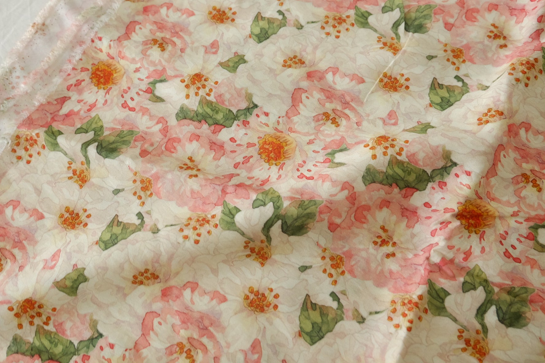 Blush Peony Cotton Nylon Blend – 3.3 yd