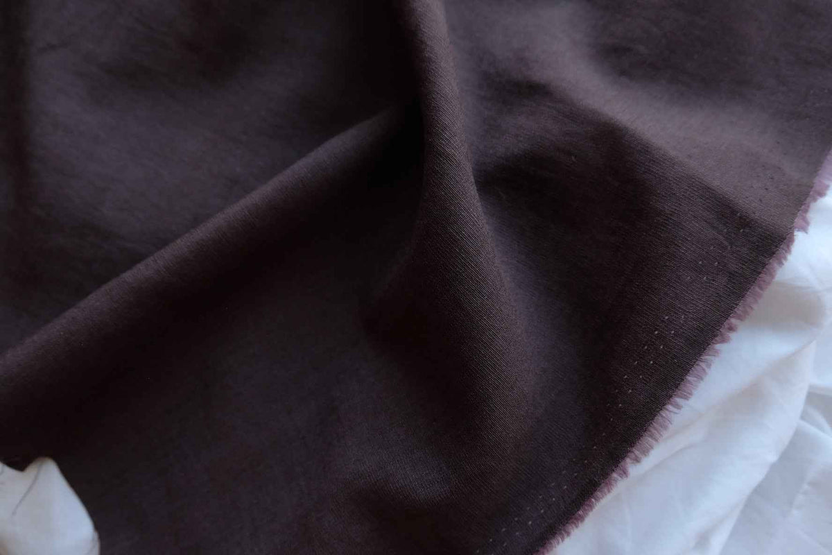 Cocoa Rose Cupro Cotton Linen Blend Fabric – 2.19 yd