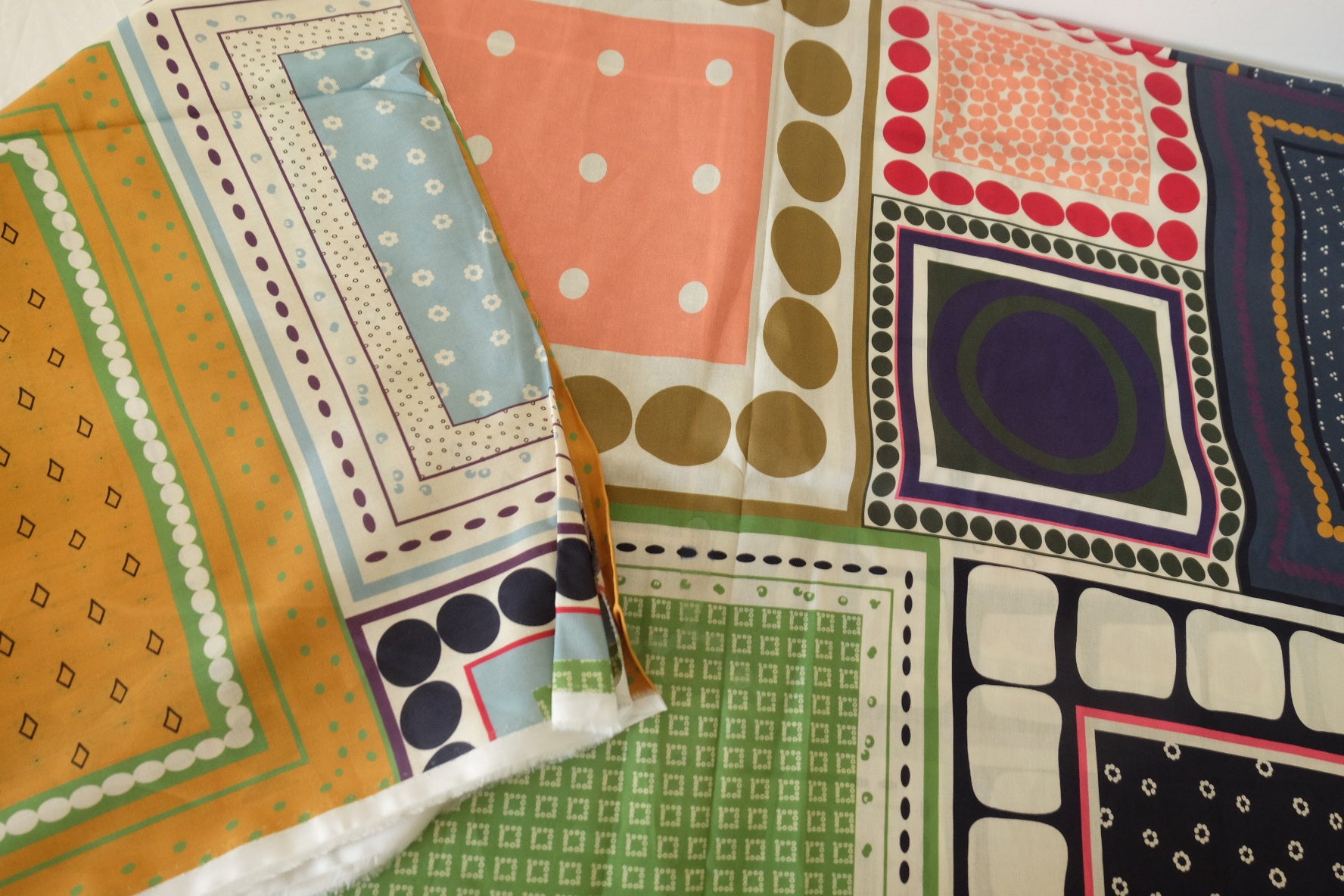 Scarf Patchwork Cotton Poplin Fabric – 2.7 yd