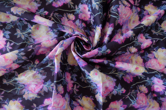 Bohemian Daydream – Floral Silk Georgette | 3.3 Yards