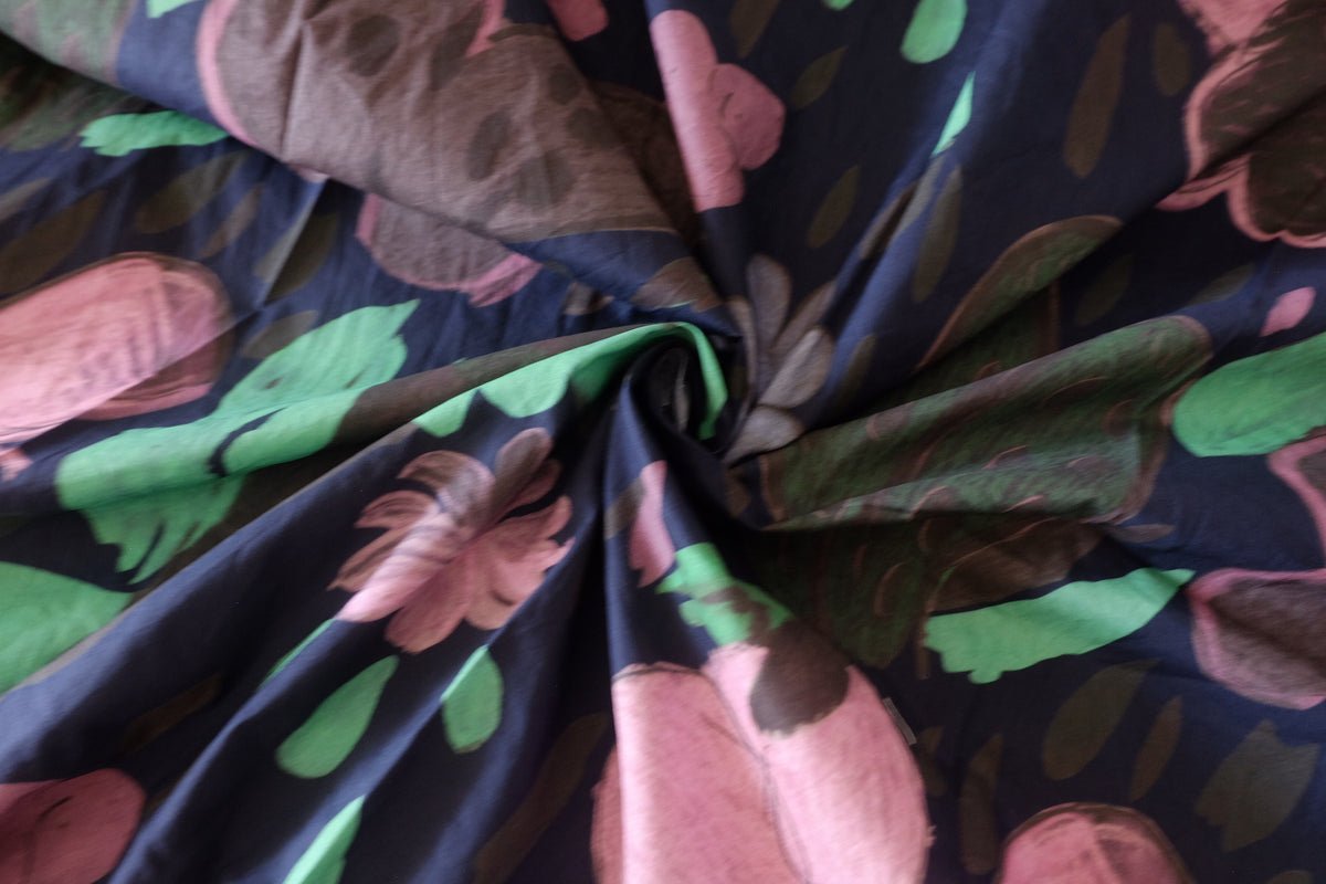 Midnight Botanical Garden – Cotton Poplin – 2.30 yd