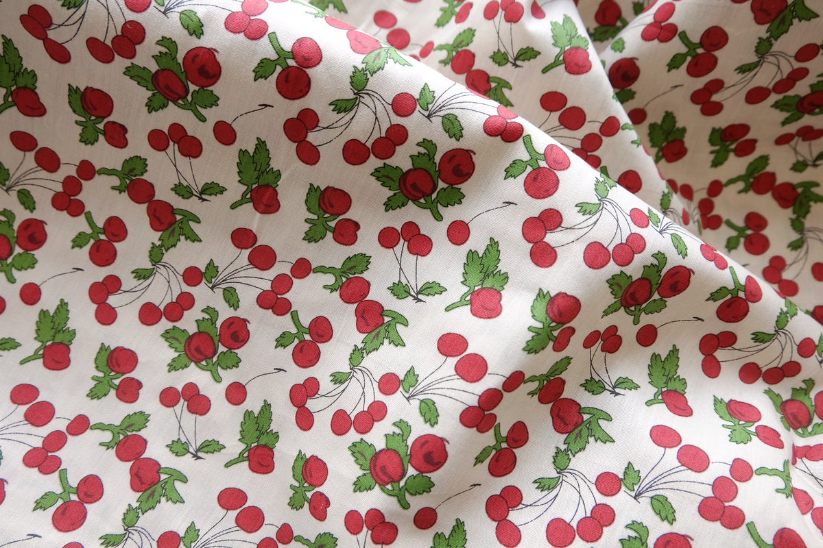 Cherry Print Cotton – 2.2 yd