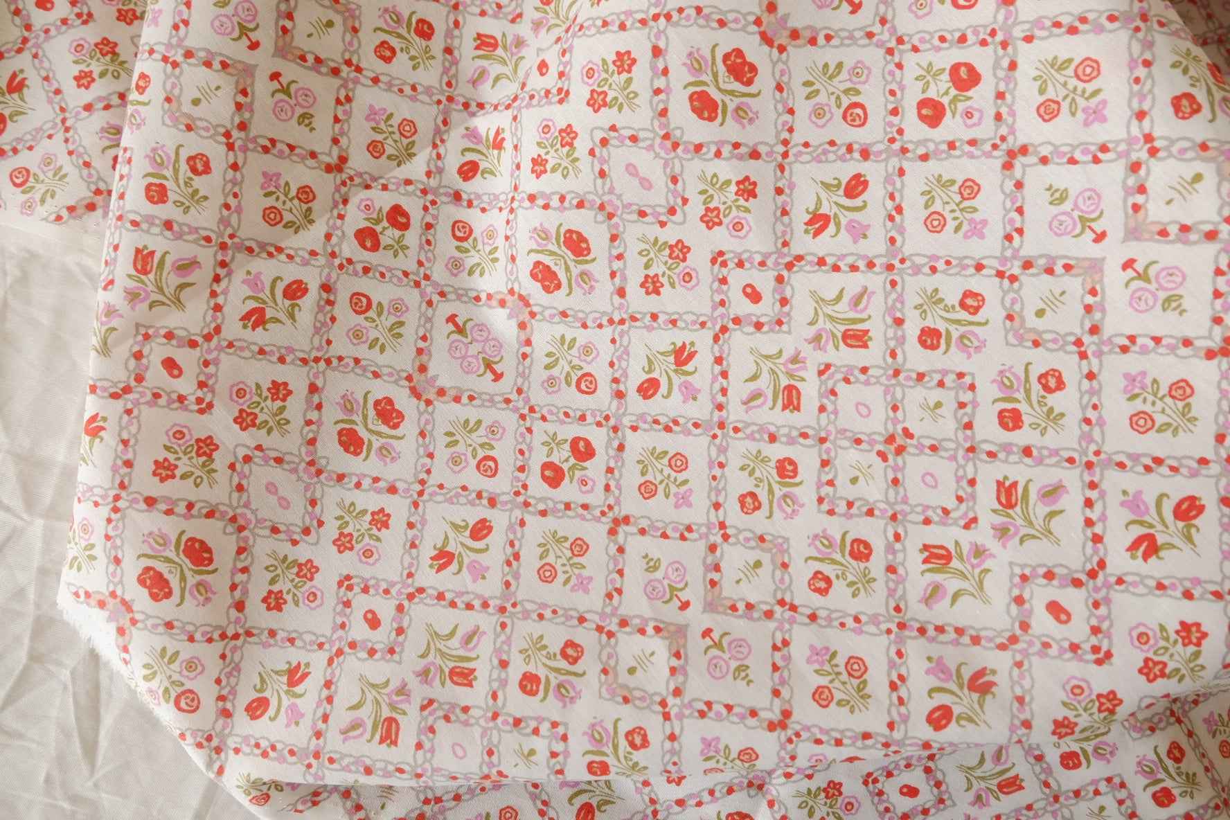 Patchwork Floral Cotton Linen – 2.19 yd