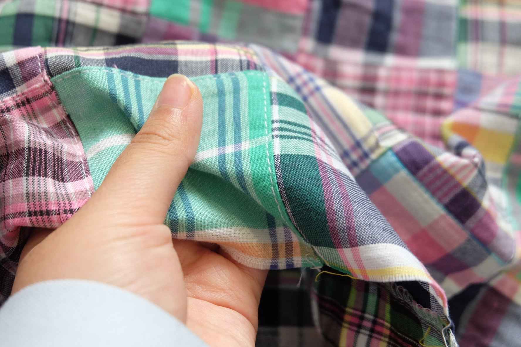 Hand-Pieced Patchwork Cotton — 2.2 yd