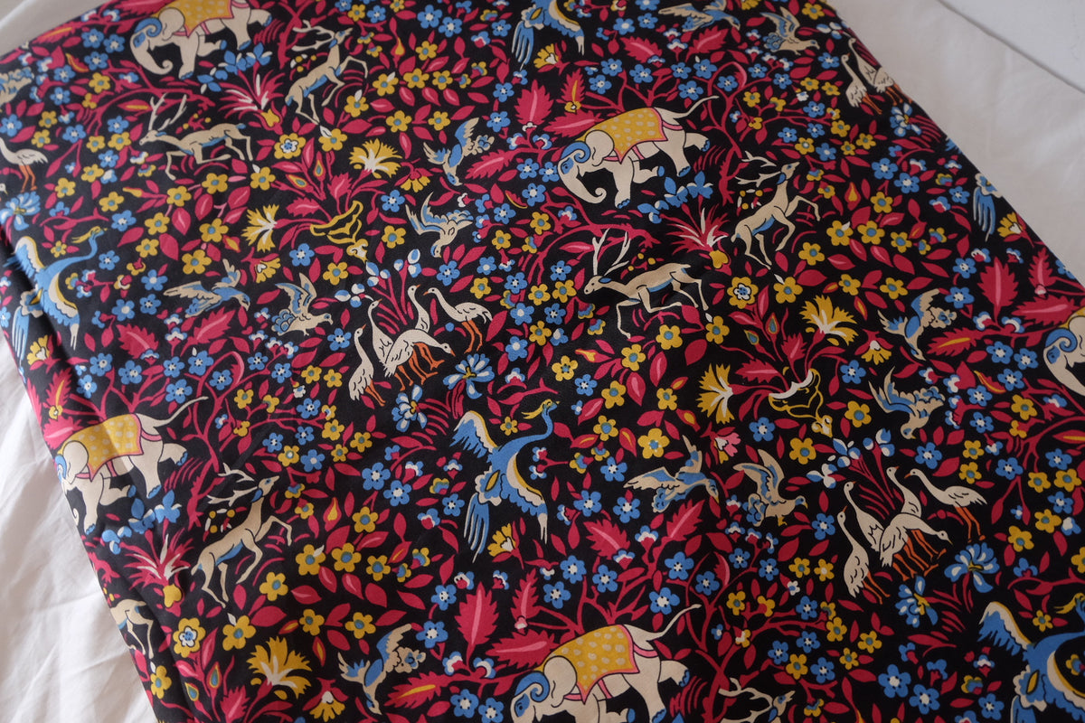 Midnight Menagerie – Fine Cotton Poplin – 2.2 yd