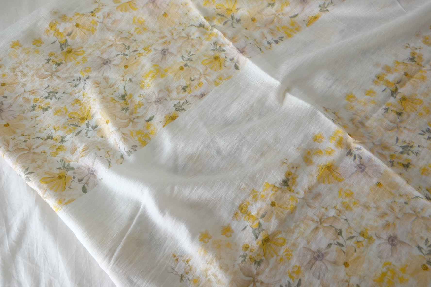 Soft Floral Tencel Blend Fabric – 3.3 yd