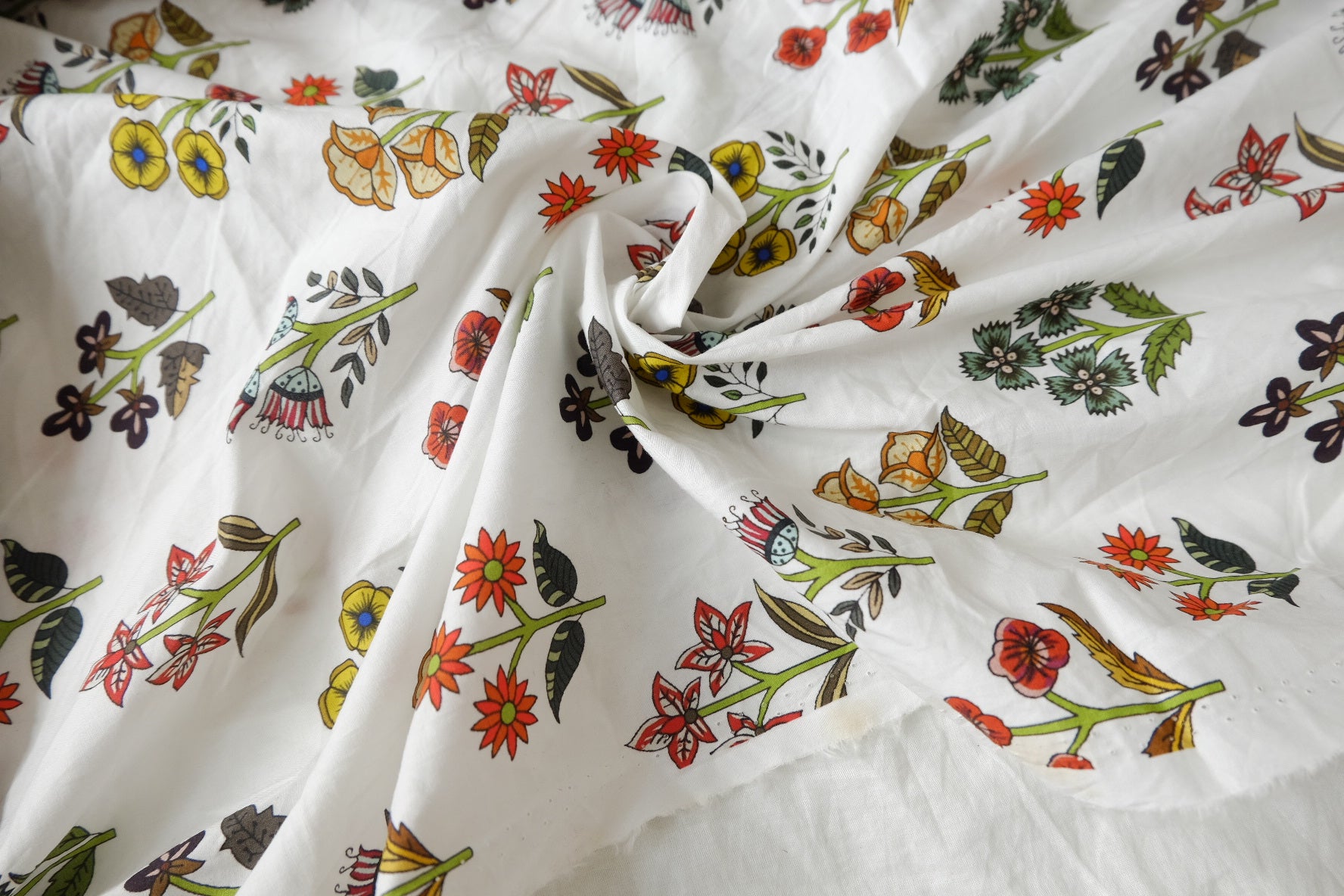 Botanical Posy 60s Cotton Poplin, 3.28 Yards