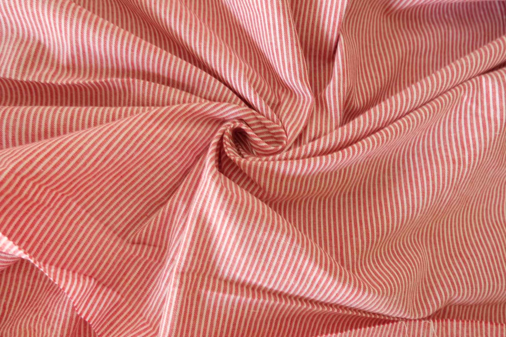 Cotton Yarn-Dyed Stripe Fabric – 3.1 yd Rustic Soft