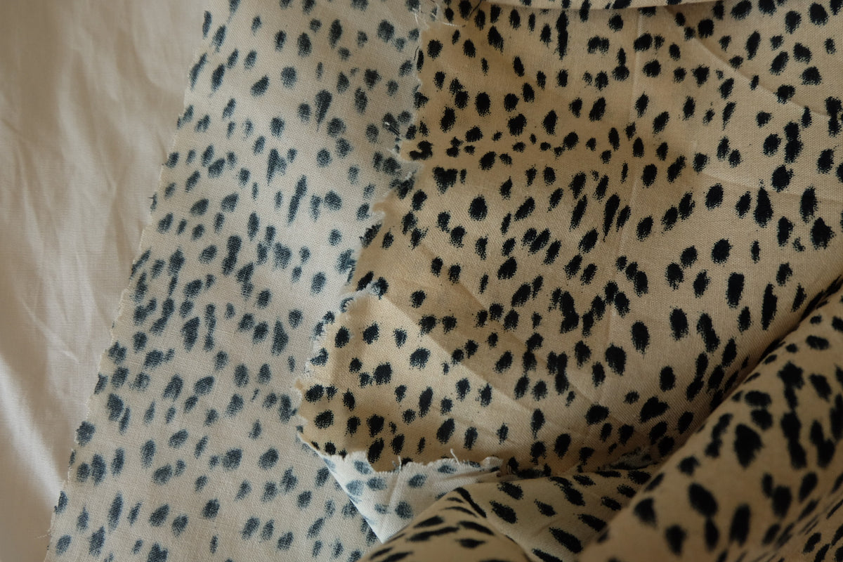 Wild Instinct – Spotted Animal Print Cotton Fabric – 3.28 yd