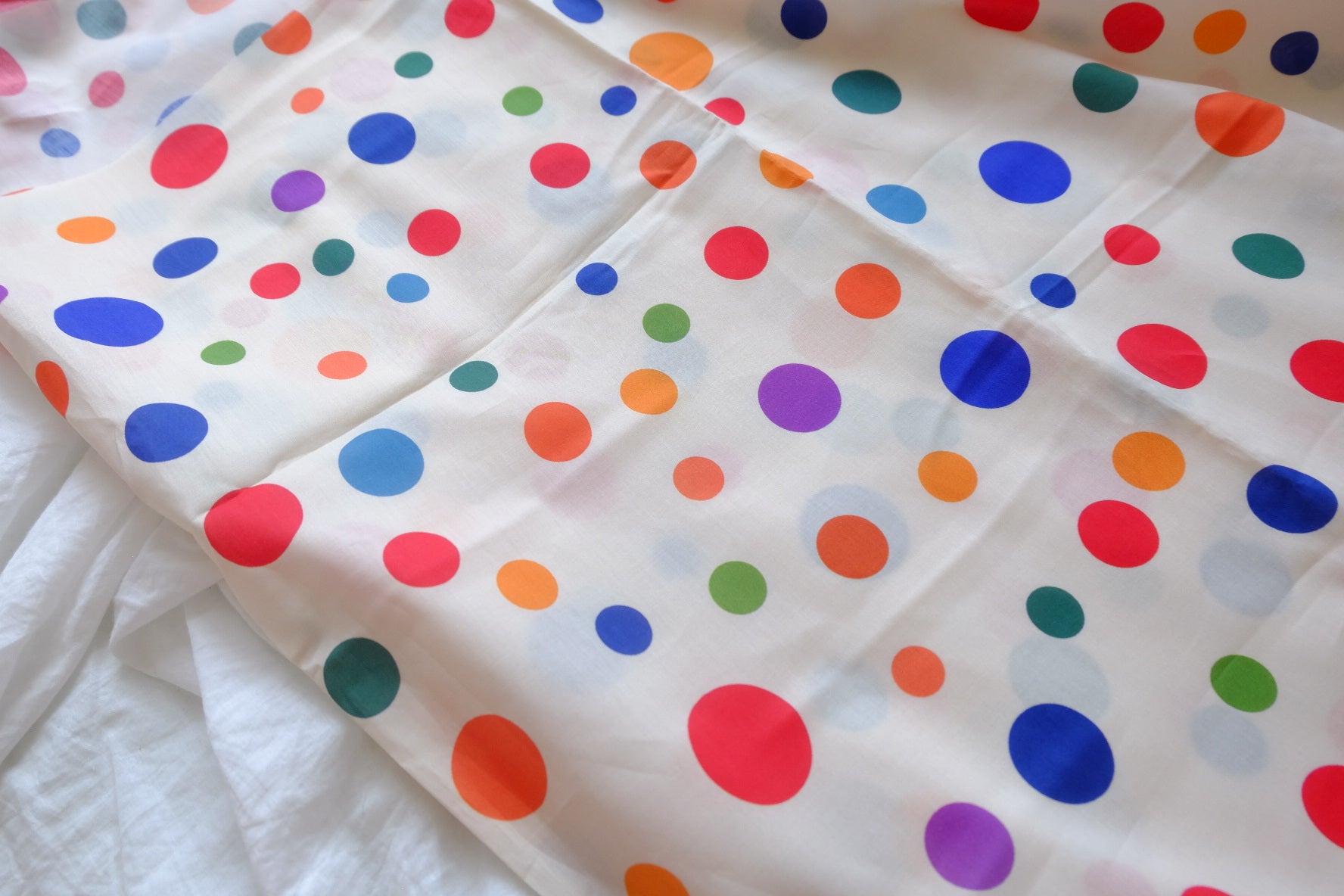 Playful Color Dot Fine Cotton Lawn — 2.19 yd