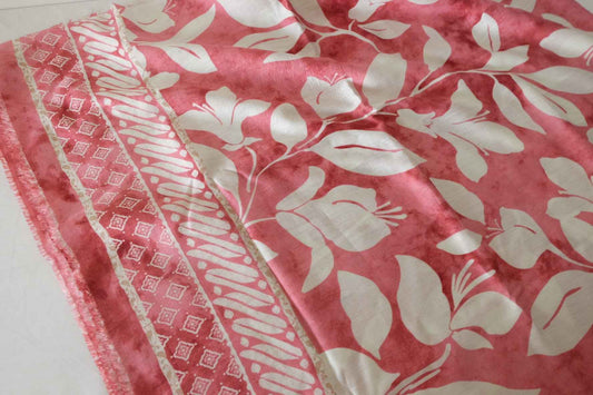 Border Print Tencel Cotton Fabric – 3.3 yd