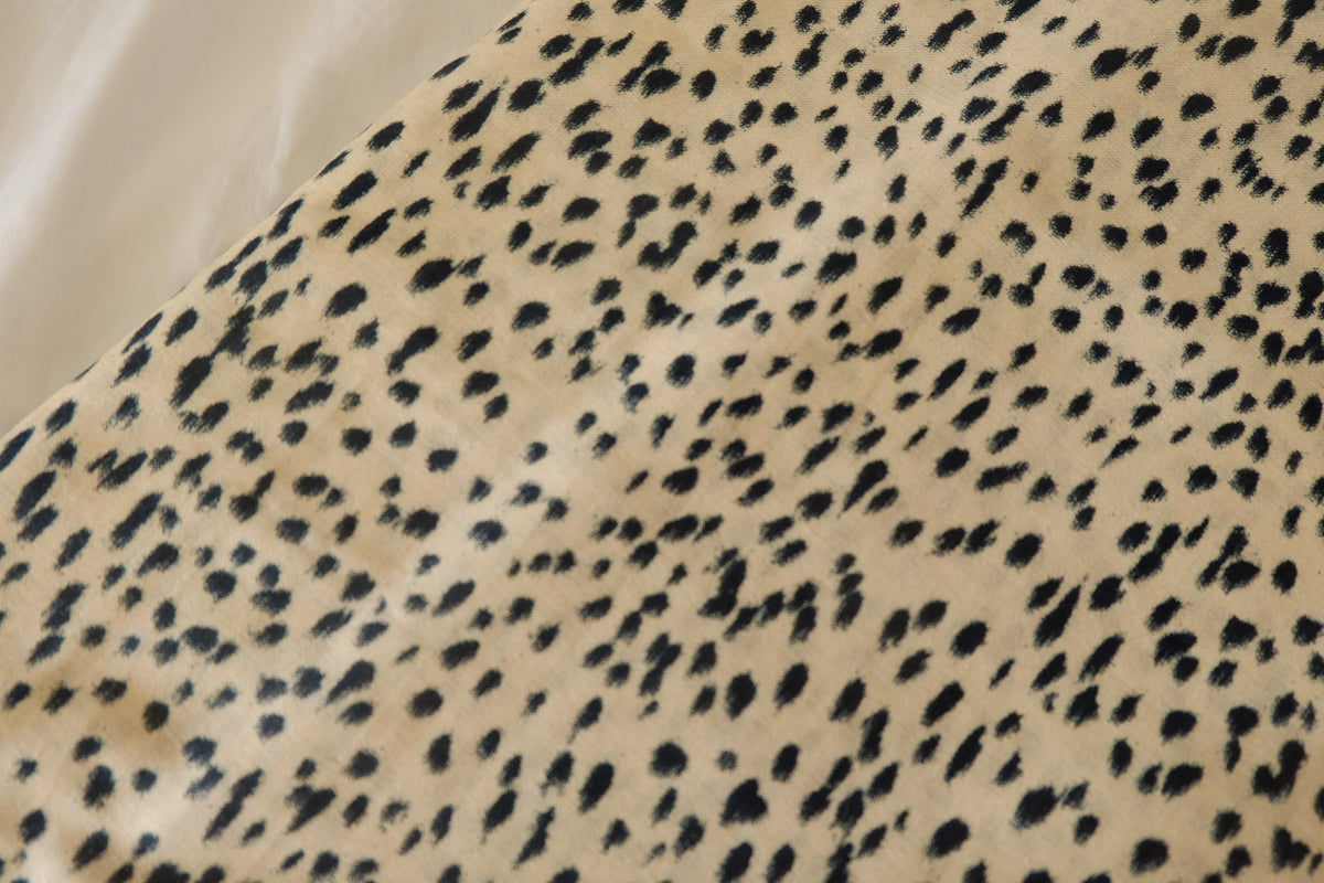 Wild Instinct – Spotted Animal Print Cotton Fabric – 3.28 yd