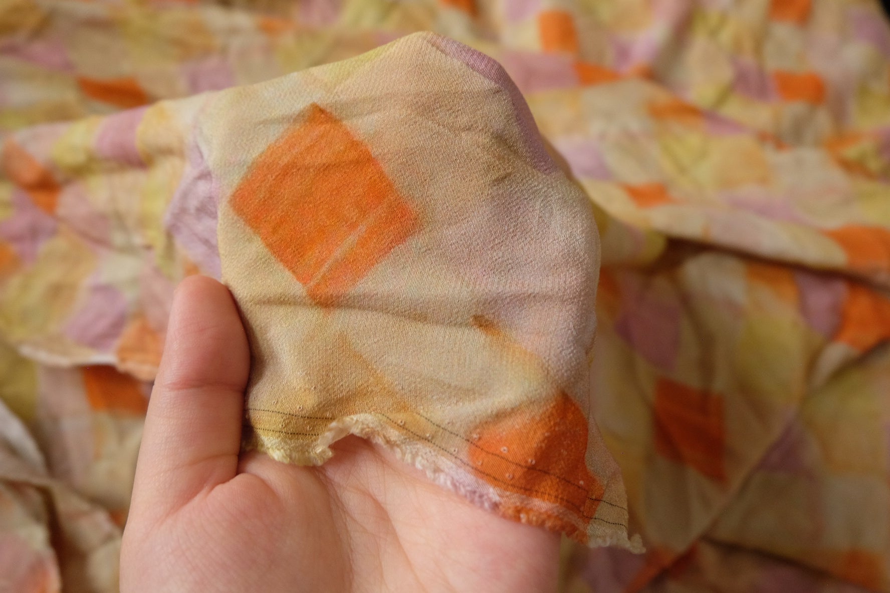 Sandwashed Silk Cupro Blend Fabric, 1.64 /2.2 Yards