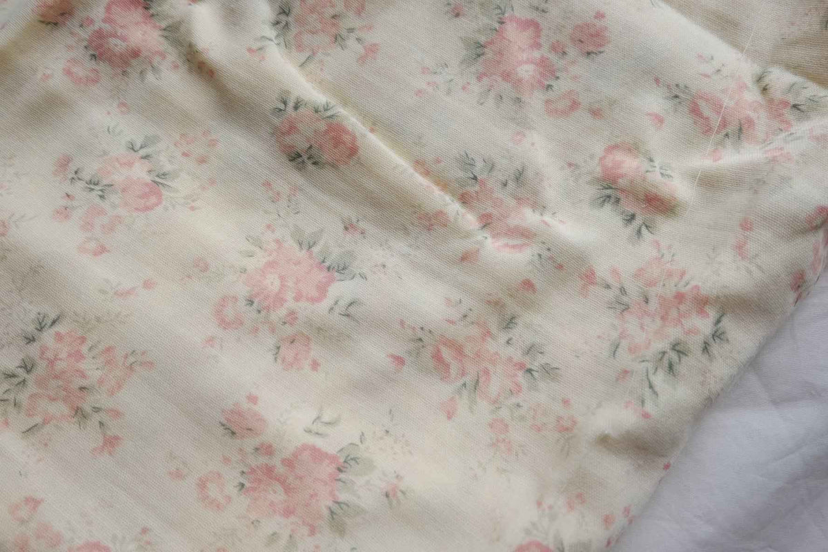Blush Floral Double Gauze Cotton — 1.6 yd