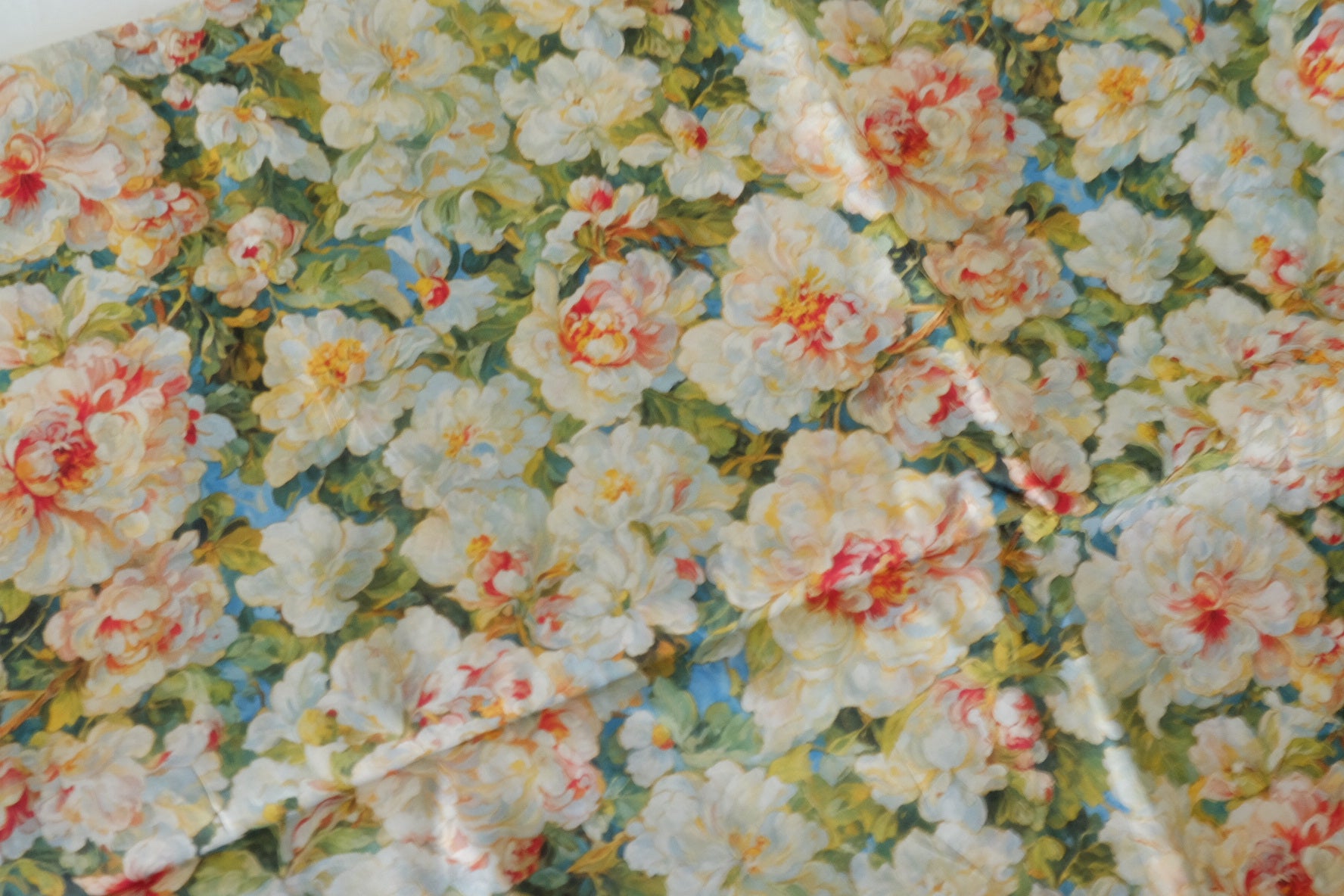Vintage Garden Floral Silky Cotton Lawn Fabric – 3.3 yd