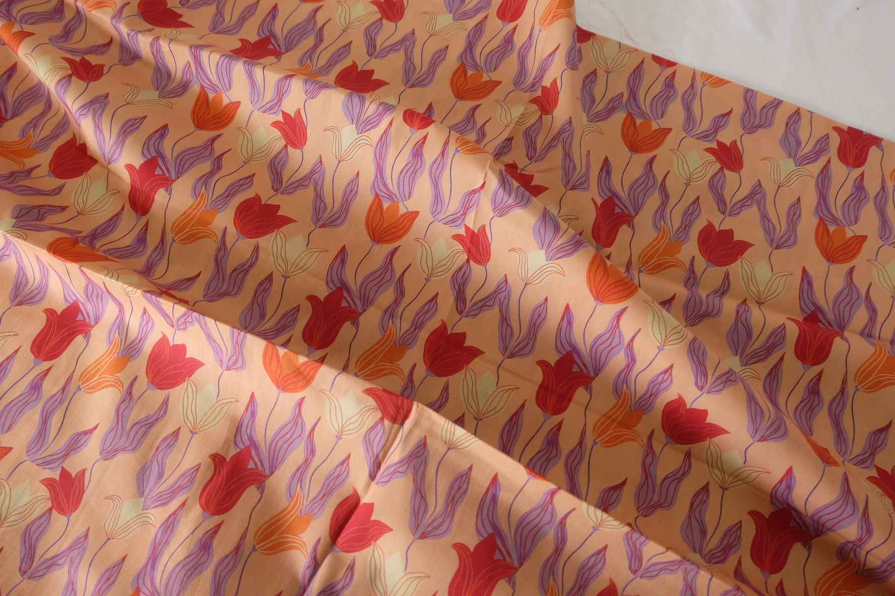 Tulip Garden Cotton Lawn Fabric – 3.3 yd
