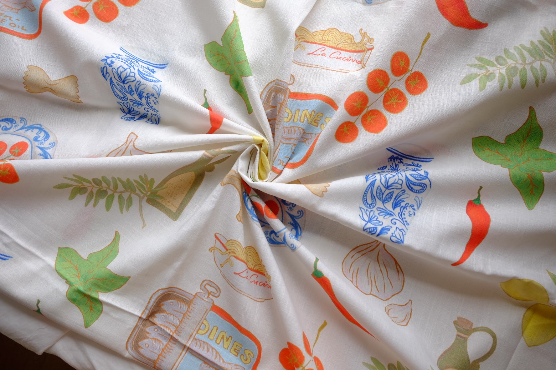 Mediterranean Pantry Linen Cotton Slub – 2.2 yd