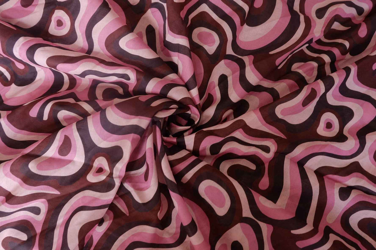 Retro Swirl Cotton Lawn — 1.6 yd